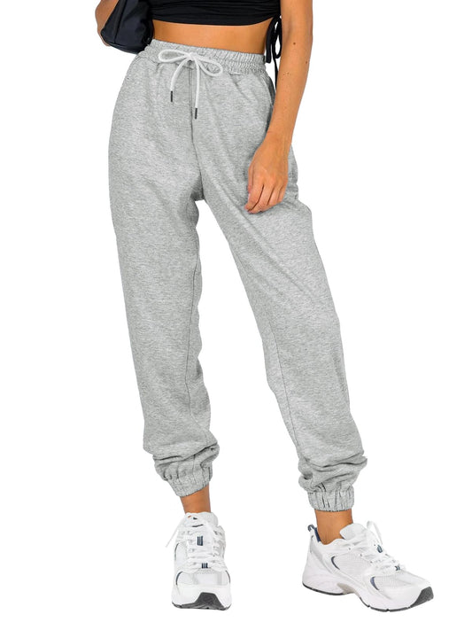 ATHMILE Sweatpants Women Baggy Joggers Lounge Sweat Pants Grey